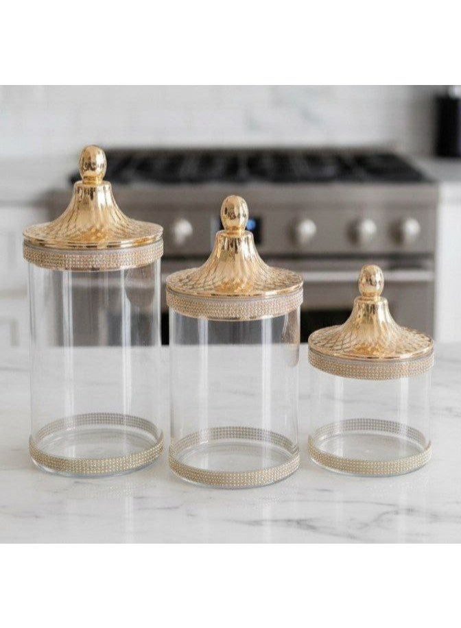 طقم بطرمانات استراس 3*1 - Image 4